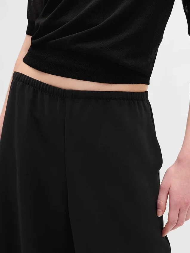 Pantaloni Easy a gamba larga