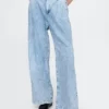 Pantaloni in denim a vita alta 365 ultrasoft con pieghe