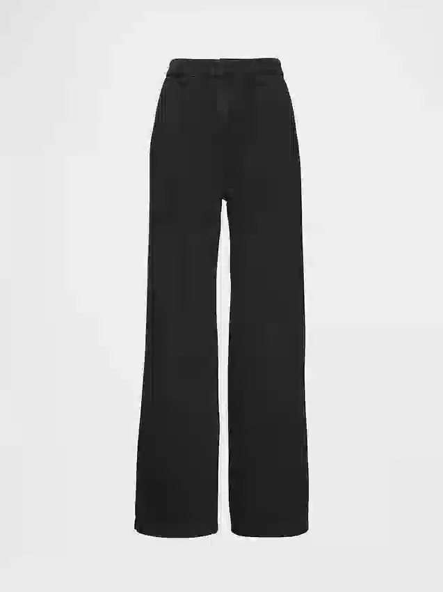 Pantaloni in denim a vita alta 365 ultrasoft con pieghe