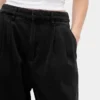 Pantaloni in denim a vita alta 365 ultrasoft con pieghe