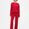 Pantaloni in maglia a trecce CashSoft