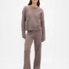 Pantaloni in maglia a trecce CashSoft
