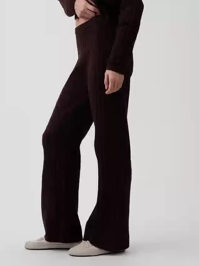 Pantaloni in maglia a trecce CashSoft