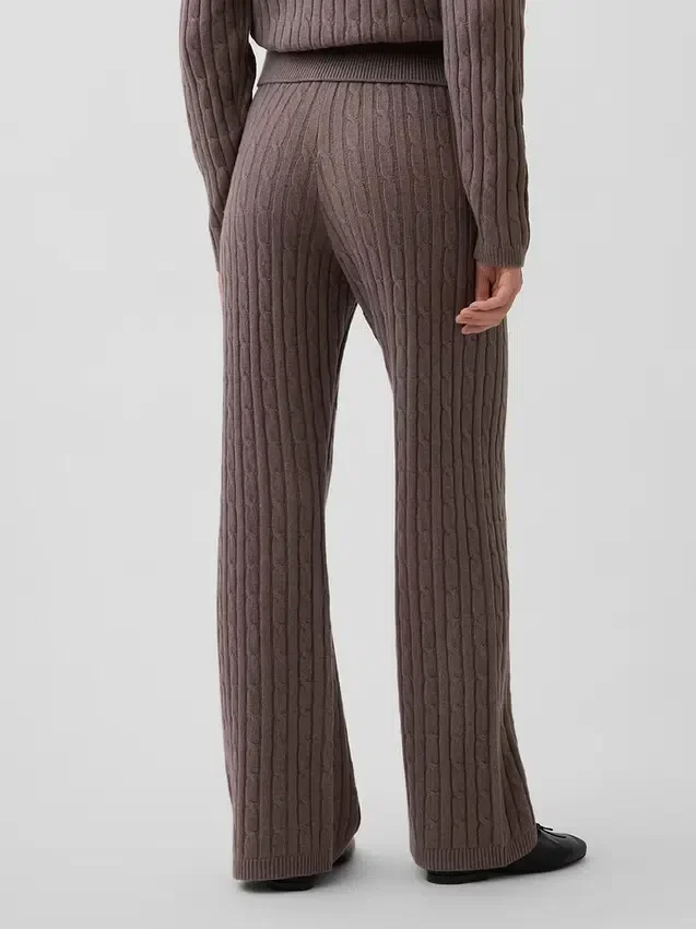 Pantaloni in maglia a trecce CashSoft