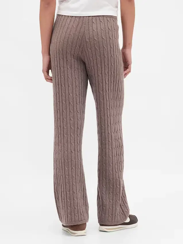 Pantaloni in maglia a trecce CashSoft