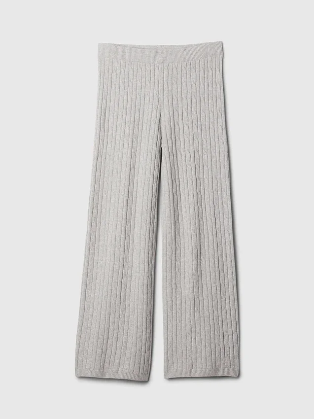 Pantaloni in maglia a trecce CashSoft