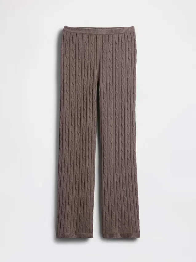 Pantaloni in maglia a trecce CashSoft