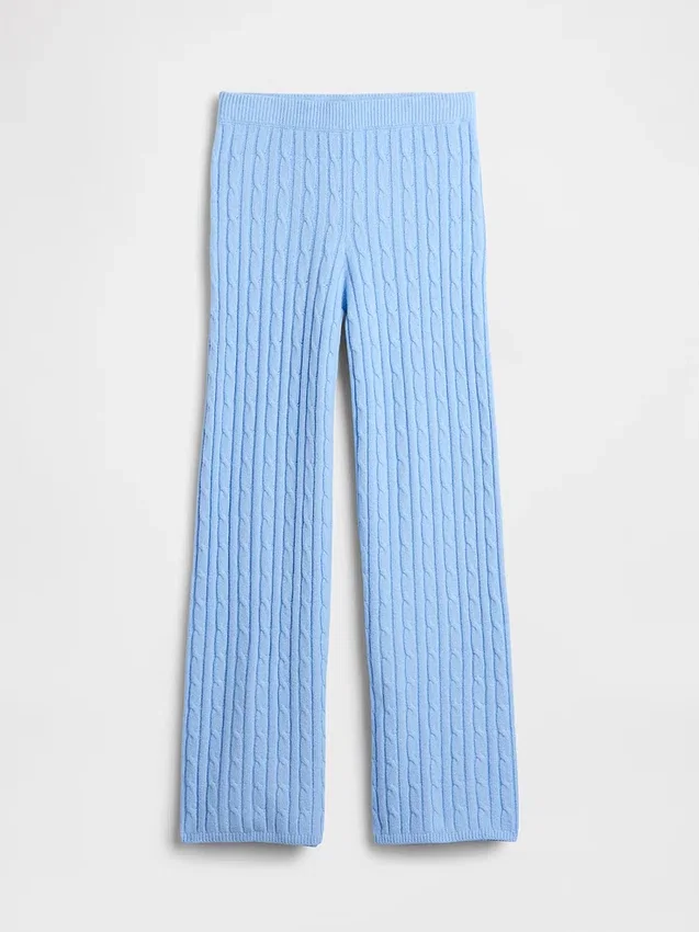 Pantaloni in maglia a trecce CashSoft