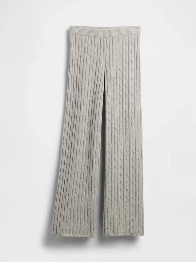 Pantaloni in maglia a trecce CashSoft