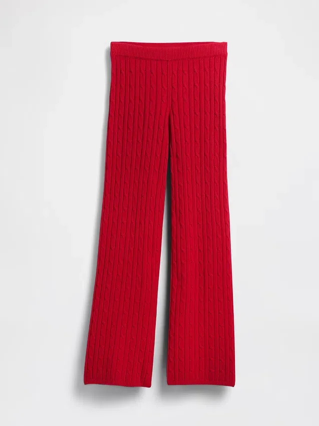 Pantaloni in maglia a trecce CashSoft