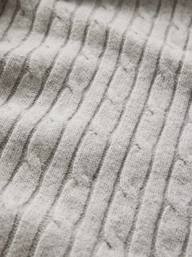 Pantaloni in maglia a trecce CashSoft