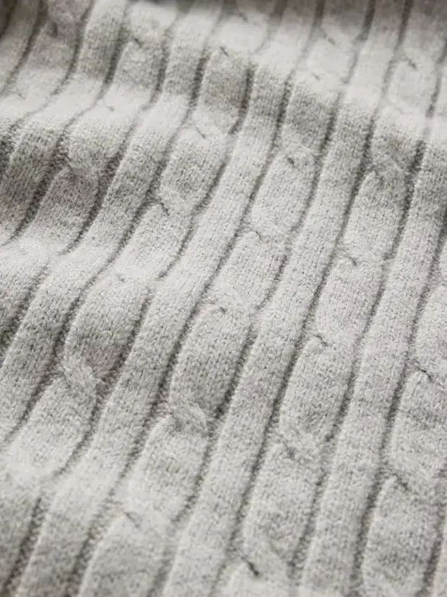 Pantaloni in maglia a trecce CashSoft