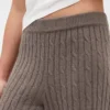 Pantaloni in maglia a trecce CashSoft
