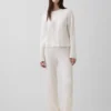 Pantaloni in maglia a trecce dal taglio morbido CashSoft