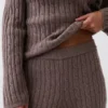 Pantaloni in maglia a trecce dal taglio morbido CashSoft