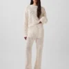 Pantaloni in maglia all’uncinetto 100% cotone