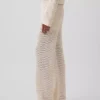 Pantaloni in maglia all’uncinetto 100% cotone