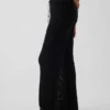 Pantaloni in maglia all’uncinetto 100% cotone