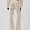 Pantaloni in maglia all’uncinetto 100% cotone