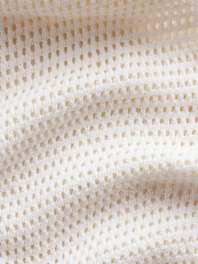 Pantaloni in maglia all’uncinetto 100% cotone