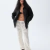 Pantaloni in maglia all’uncinetto 100% cotone