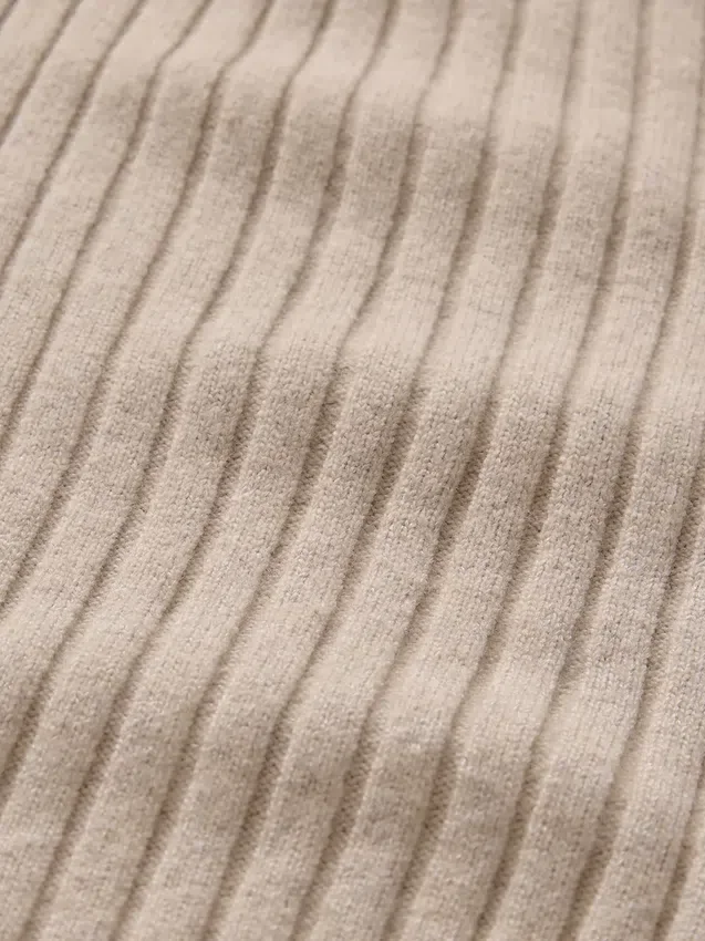 Pantaloni in maglione CashSoft a coste larghe