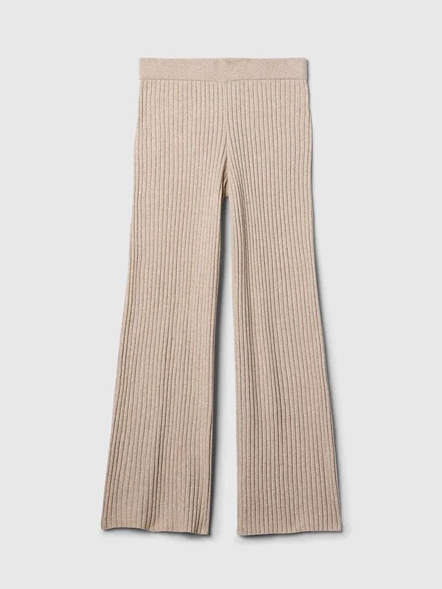 Pantaloni in maglione CashSoft a coste larghe