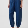 Pantaloni jogger Easy Barrel in denim di garza di cotone