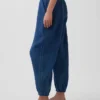 Pantaloni jogger Easy Barrel in denim di garza di cotone