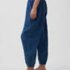 Pantaloni jogger Easy Barrel in denim di garza di cotone
