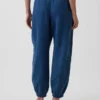 Pantaloni jogger Easy Barrel in denim di garza di cotone