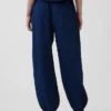 Pantaloni jogger Easy Barrel in denim di garza di cotone