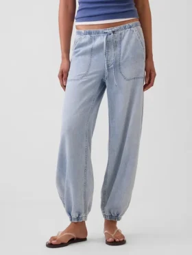 Pantaloni jogger Easy Barrel in denim ultrasoft