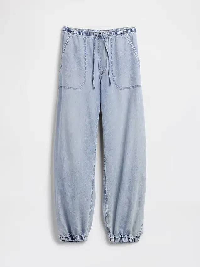 Pantaloni jogger Easy Barrel in denim ultrasoft