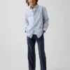 Pantaloni kaki da bambino dal taglio dritto e dalla vestibilità comoda, in stile "Modern Uniform"