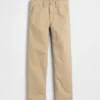 Pantaloni kaki da bambino dal taglio dritto e dalla vestibilità comoda, in stile "Modern Uniform"