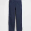 Pantaloni kaki da bambino dal taglio dritto e dalla vestibilità comoda, in stile "Modern Uniform"