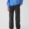 Pantaloni kaki da bambino dal taglio dritto e dalla vestibilità comoda, in stile "Modern Uniform"