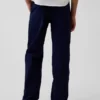Pantaloni kaki da bambino dal taglio dritto e dalla vestibilità comoda, in stile "Modern Uniform"