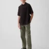 Pantaloni kaki da bambino dal taglio dritto e dalla vestibilità comoda, in stile "Modern Uniform"
