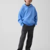 Pantaloni kaki da bambino dal taglio dritto e dalla vestibilità comoda, in stile "Modern Uniform"