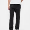 Pantaloni kaki dritti dal taglio rilassato in twill pesante