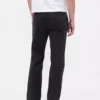 Pantaloni kaki dritti dal taglio rilassato in twill pesante