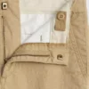 Pantaloni kaki elasticizzati a vestibilità dritta per bambini
