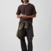 Pantaloni kaki larghi