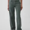 Pantaloni kaki larghi a vita bassa in stile anni '90