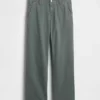 Pantaloni kaki larghi a vita bassa in stile anni '90