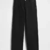 Pantaloni kaki larghi a vita bassa in stile anni '90