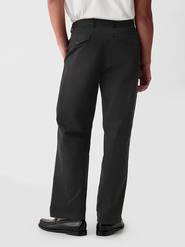 Pantaloni kaki larghi in stile anni '90