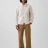 Pantaloni kaki larghi in twill pesante stile anni '90